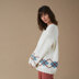 Skye Sweater - Knitting Pattern For Women in Debbie Bliss Paloma
