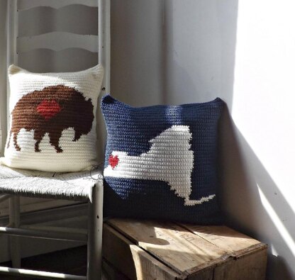 Buffalo Love Pillow Cushion