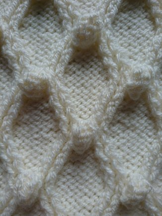 Aran baby blanket #2