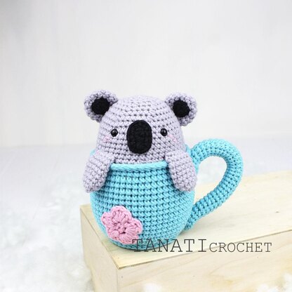 Rattle koala in the cup