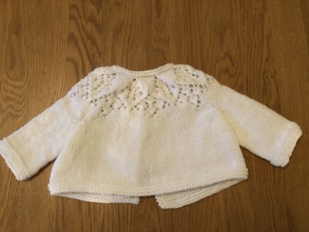 Cardi and hat for little Evie #4