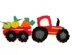 Crochet Pattern - Instant PDF Download - Tractor crochet Applique Pattern