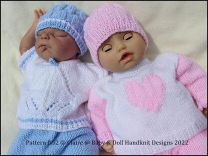 Mix and match set for 14-18 inch doll (preemie-newborn baby)