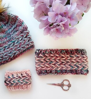 Banded Braids Headband & Cozy