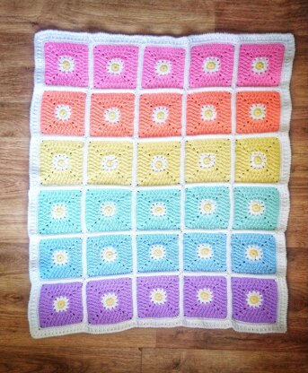 Daisy Alpine Blanket