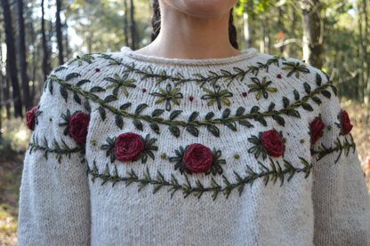 Boho Wreath Sweater