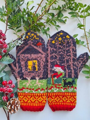 Enchanted Forest Mittens
