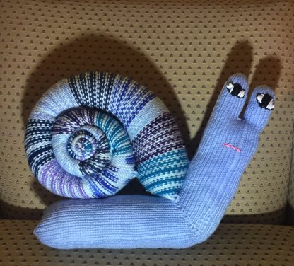 Stick Snail Donna Wilson design great for leftover yarn