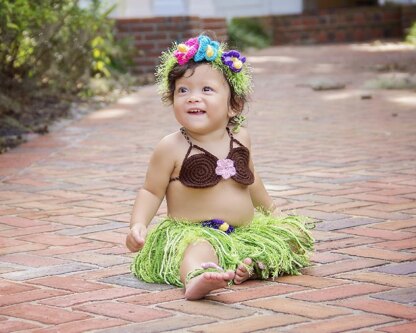 Hula Girl / Luau Set Newborn-Teen