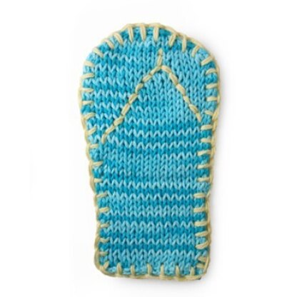 Flip Flop Dishcloth- in Lily Sugar 'n Cream Ombre