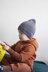 Toddler high top beanie - double brim hat + VIDEO