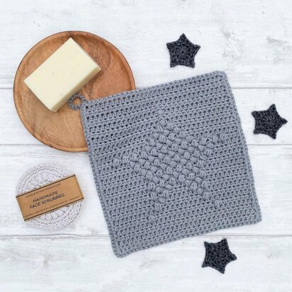 Loopy Star Washcloth