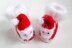 Santa Baby Booties and Mittens