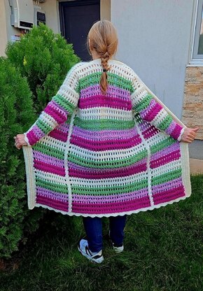 Crochet Multicolor cardigan