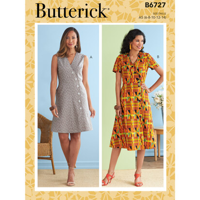 Butterick Misses' Dresses B6727 - Sewing Pattern