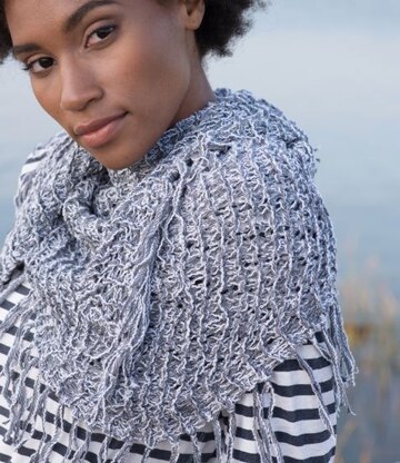 Lula Shawl in Berroco Regatta - 396-3 - Downloadable PDF