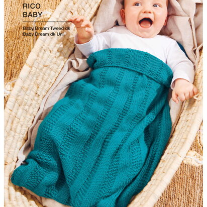 Sleeping Bags in Rico Baby Dream Luxury Touch Uni DK - 1156 - Downloadable PDF