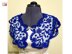 Lace blue detachable collar