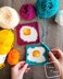 Sunny Side Up Egg Squares