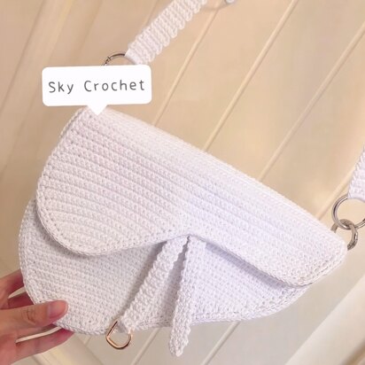 Crochet Dior Saddle Bag