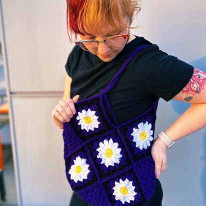 Daisy Granny Square Bag