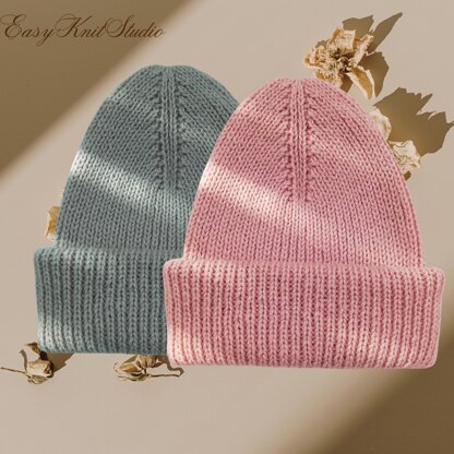Beginner - Friendly Folded Brim Wool Hat