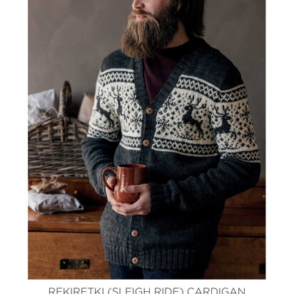 Rekiretki (Sleigh Ride) Cardigan in Novita - 0070017 - Downloadable PDF