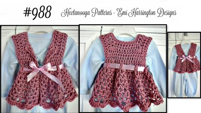 988 - FLARED vest, newborn - 6 yrs