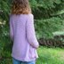 Lavender Crochet Cardigan