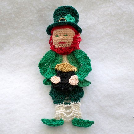 Lucky Irish Leprechaun bookmark or decoration #3