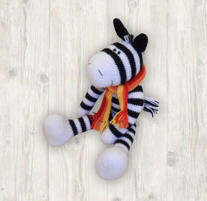 Zebra Knitting Pattern (an extremely soft, huggable and cute toy)