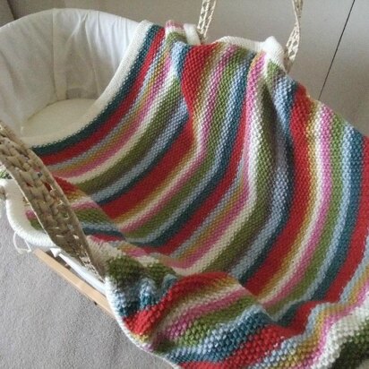 Carnival Baby Blanket - knitting pattern