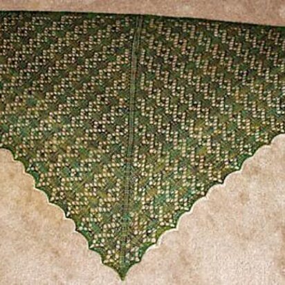 Delightfully Simple Shawl - knitting pattern