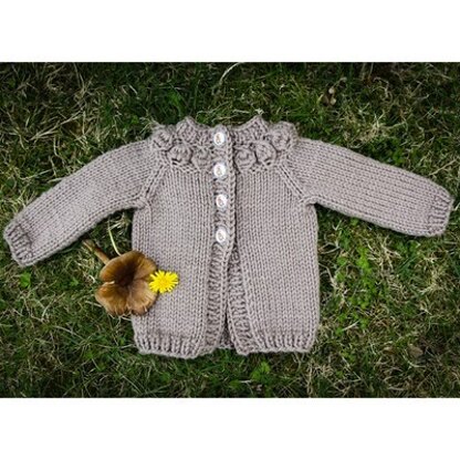 Valley Yarns 602 Cremini Baby Cardigan