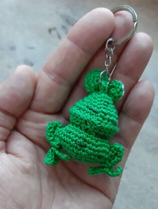 Frog Amigurumi Keychain