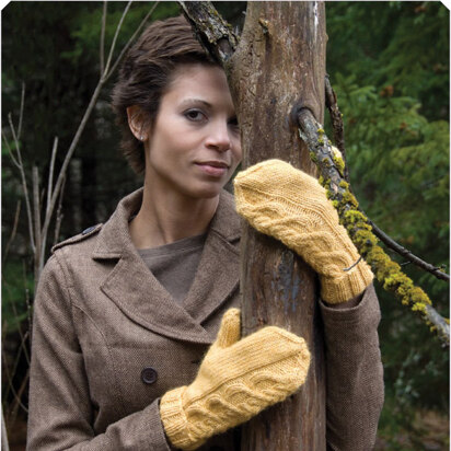 Thicket Mittens in Classic Elite Yarns Woodland - Downloadable PDF
