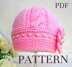 Knitting Pattern Baby Cap 0 - 12 months