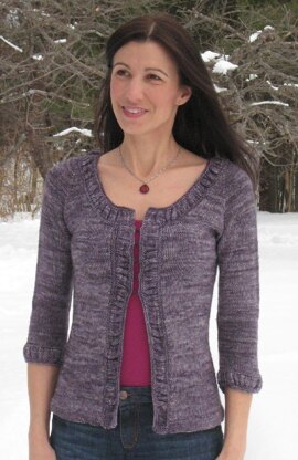 Lyrical Knits Making Waves Cardigan PDF