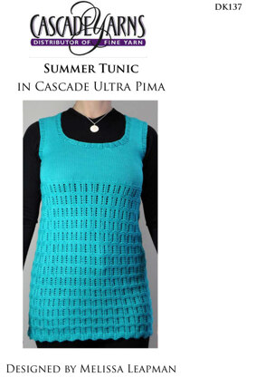 Summer Tunic in Cascade Ultra Pima - DK137