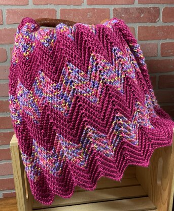 EASY Ripple Baby Blanket