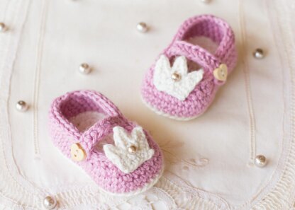 Princess Charlotte Baby Booties