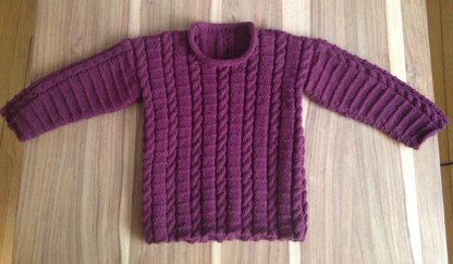 Roll neck sweater for baby