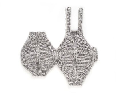3-6 months - TWISTY Baby Knitted Romper Pattern