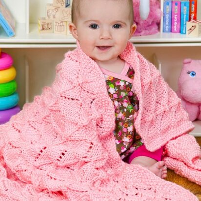 Pink baby hotsell blanket with hearts