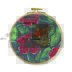 DMC Orange Butterfly (printed fabric, 6" hoop) Cross Stitch Kit - 25cm x 25cm