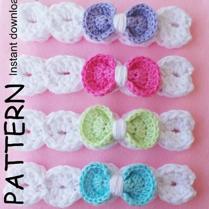 Crochet Headband pattern Cutie bow