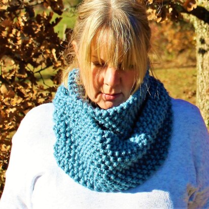 Winter Blues - Double Cowl / Eternal Scarf