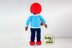 Crochet doll pattern, Amigurumi doll pattern, Extra Large doll, 24"/61cml, Shawn