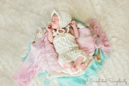 Summer Waves Crochet Baby Romper