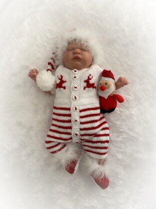 Mistletoe Reindeer Romper suit